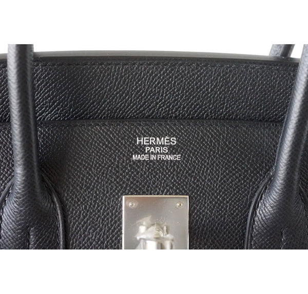 Hermes Birkin 35 Bag Black Epsom