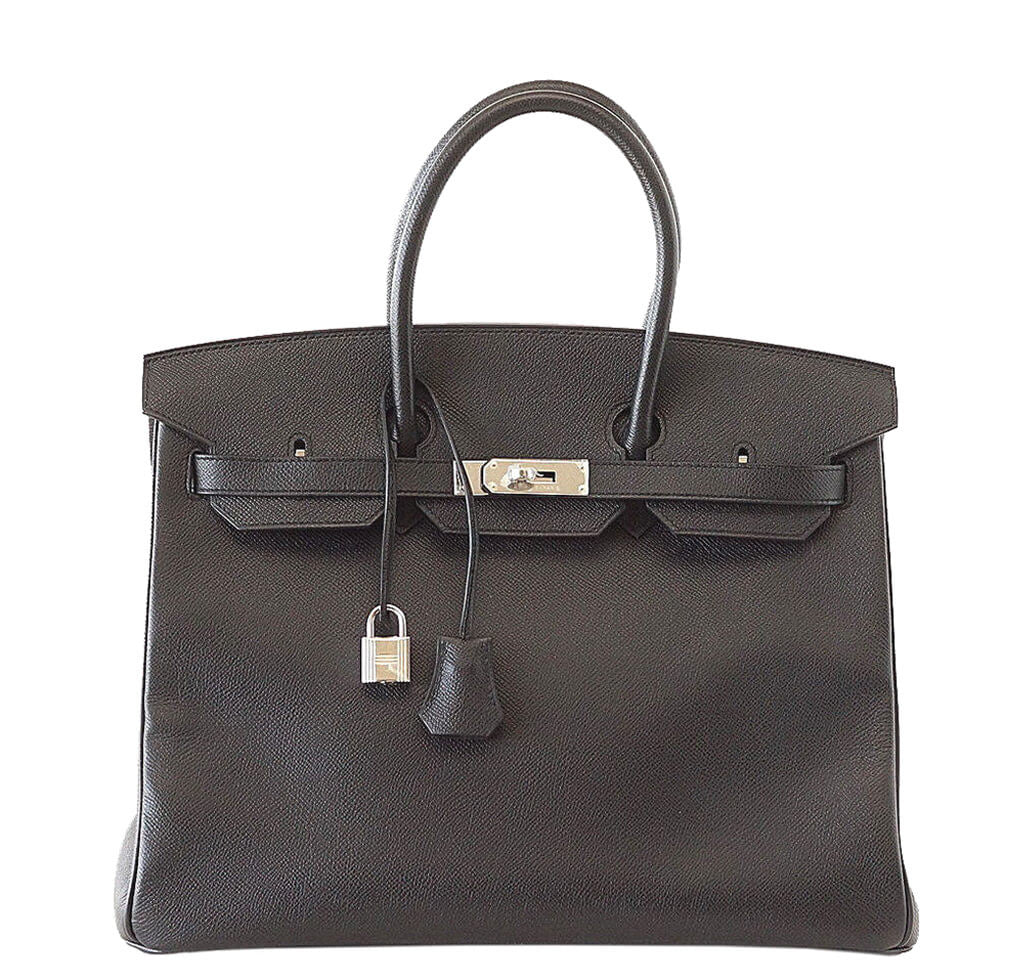 Hermès Birkin 35 Bag Black Epsom Leather - Gold Hardware