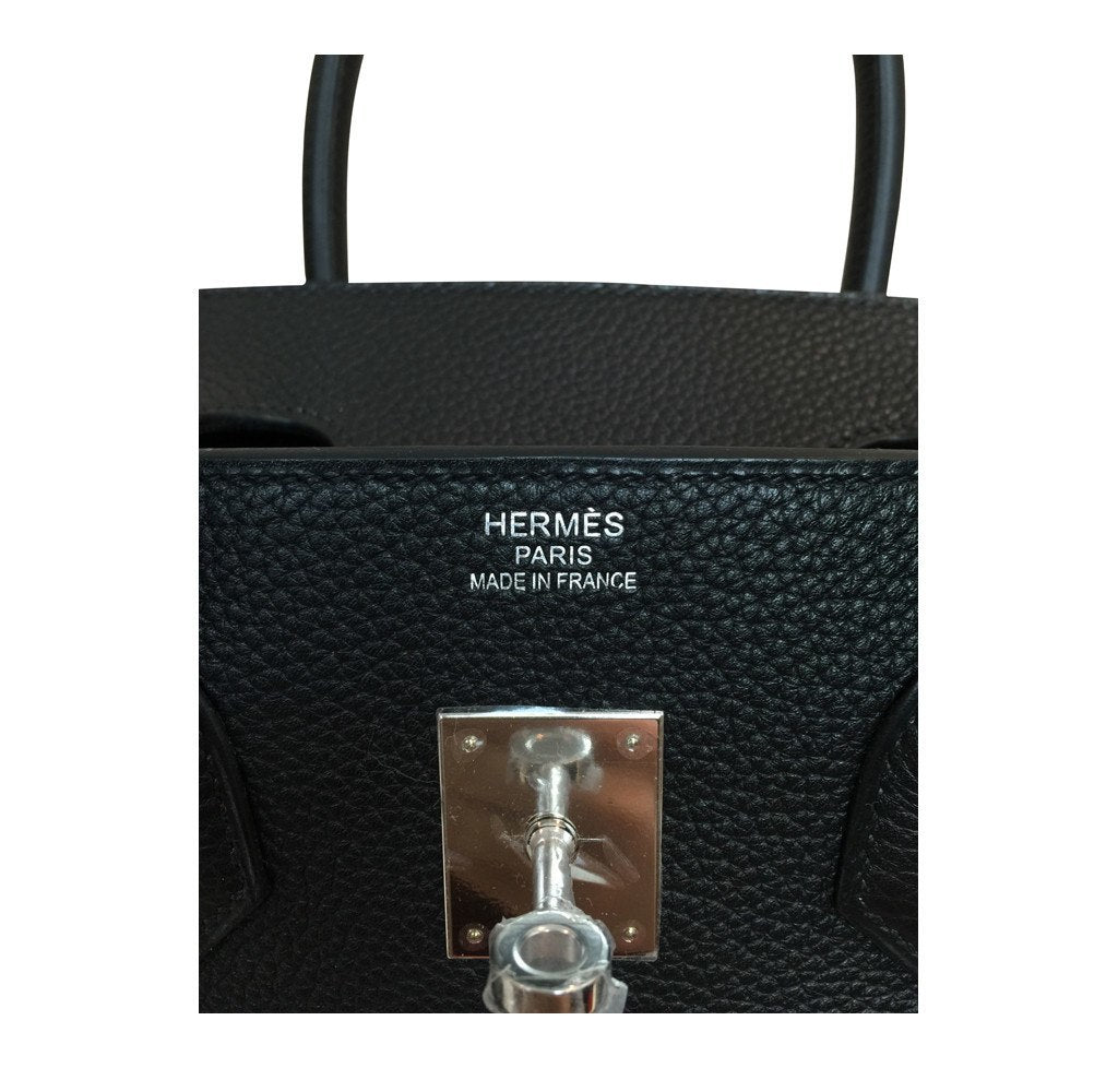 Handbag Heaven Exchange - Hermes Birkin 35 in black Togo leather