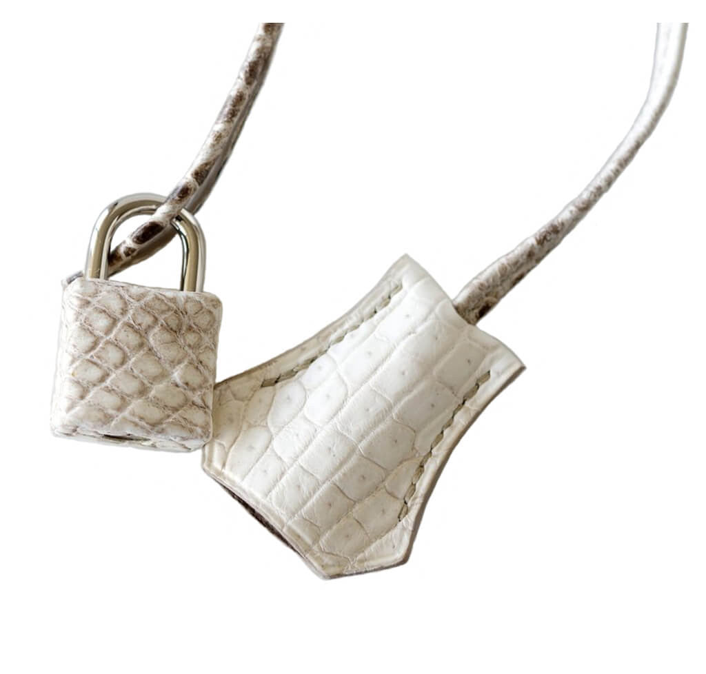 Hermès Birkin 35 Matte Himalaya White Blanc Niloticus with Palladium  Hardware - Bags - Kabinet Privé