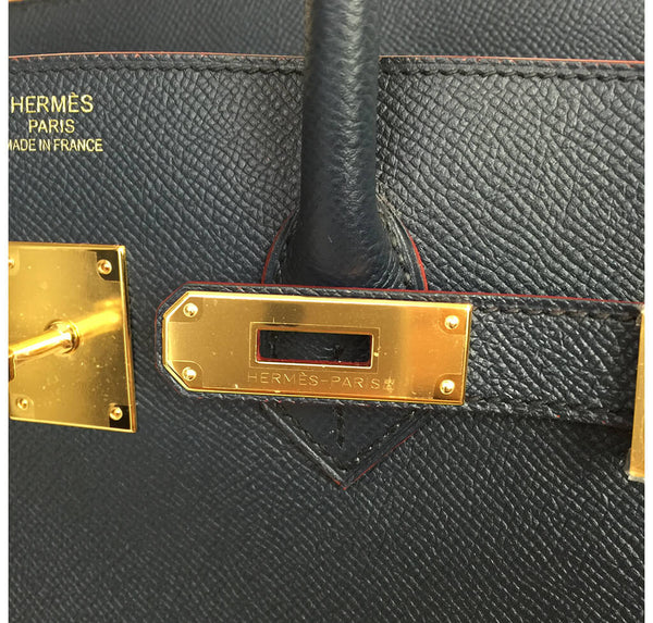 Hermes Birkin Bag Bleu Indigo Epsom 