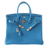 Hermes Birkin 35 Bag Blue Izmir 