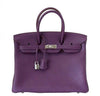 Hermes Birkin 35 Cassis Purple Bag