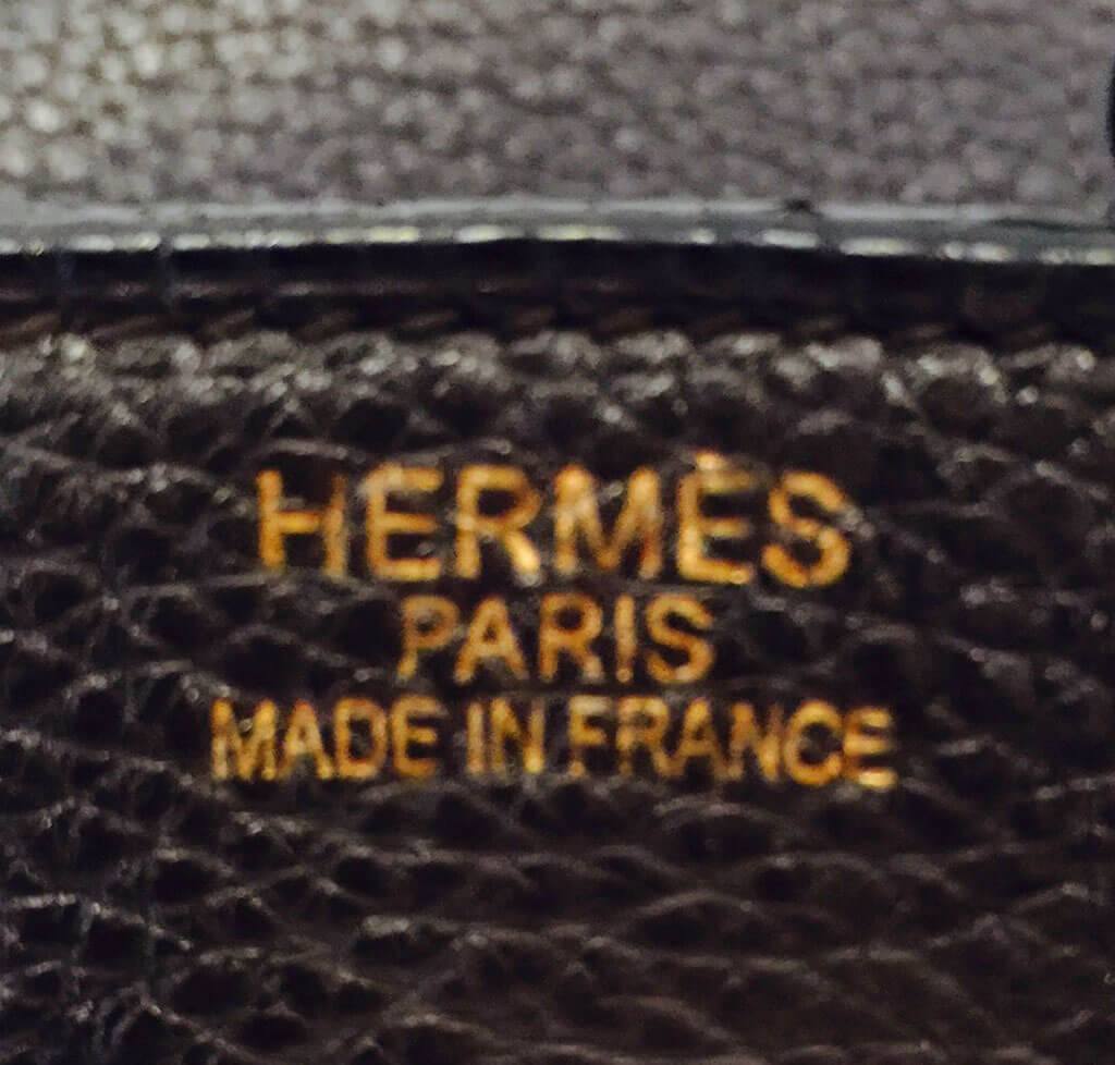 Hermes Birkin 40 Bag Bi-color Chocolat Togo GHW