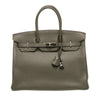 Hermes Birkin 35 Etain Bag 