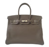Hermes Birkin 35 Etoupe Clemence Bag