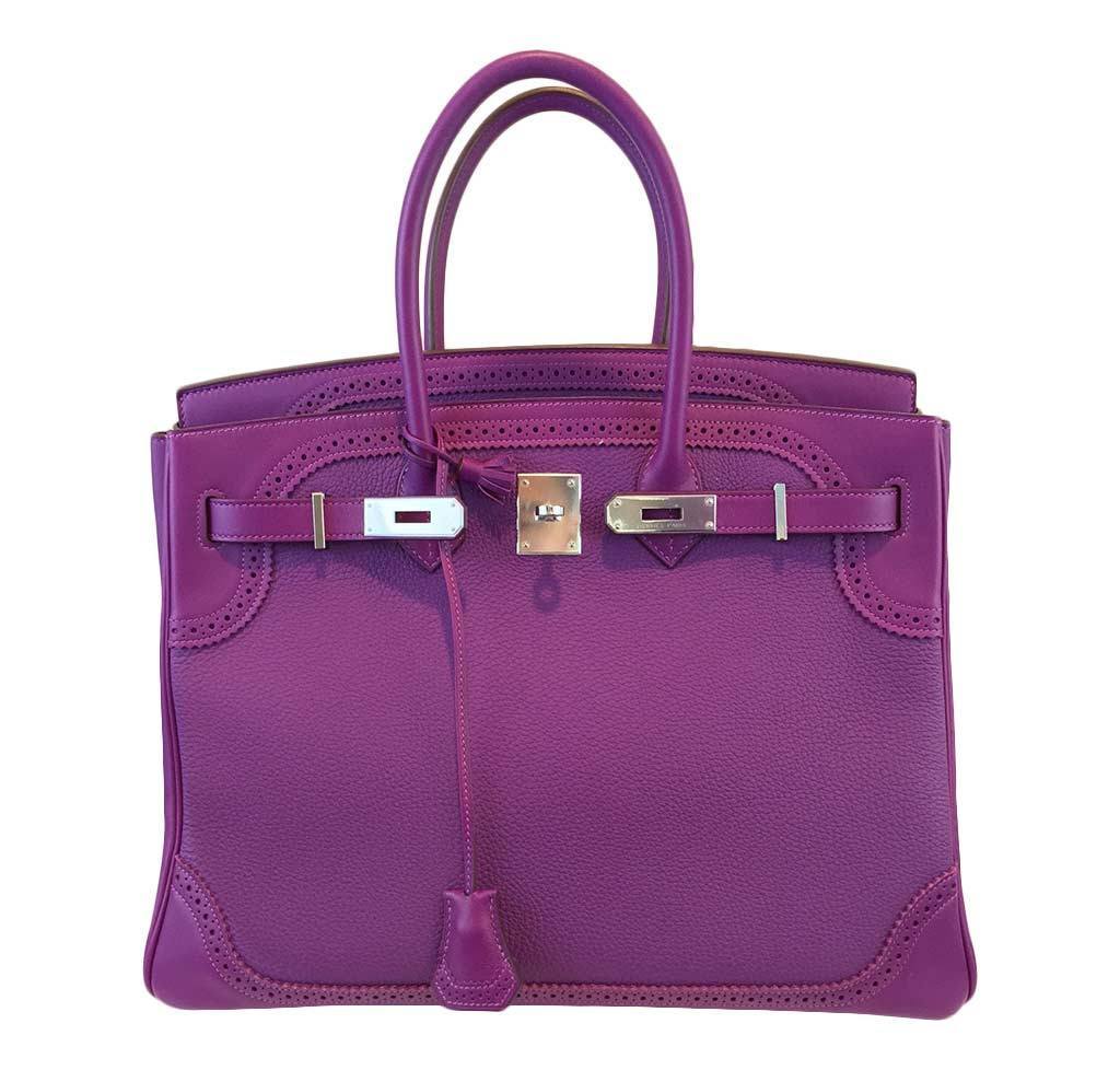 Purple hermes sale