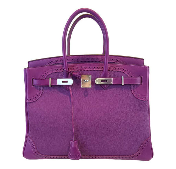 hermes birkin 35 ghillies anemone new open