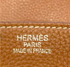 Hermes Birkin 35 Gold Used Embossing
