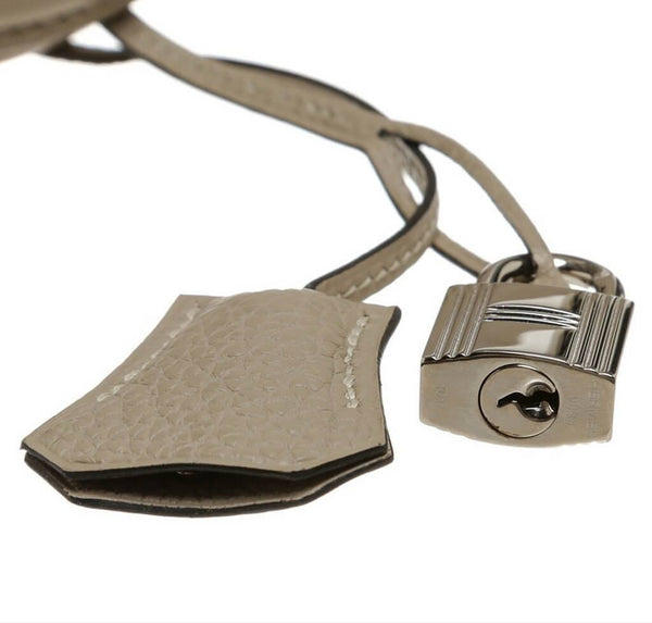 Hermes Birkin 35 Gris Tourterelle Used Lock Keys
