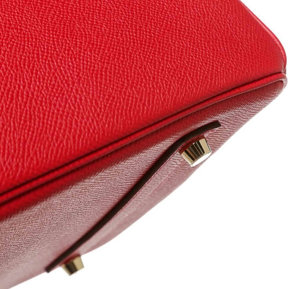 Hermes Birkin 35 Bag Rouge Casaque Lipstick Red Epsom Palladium new –  Mightychic