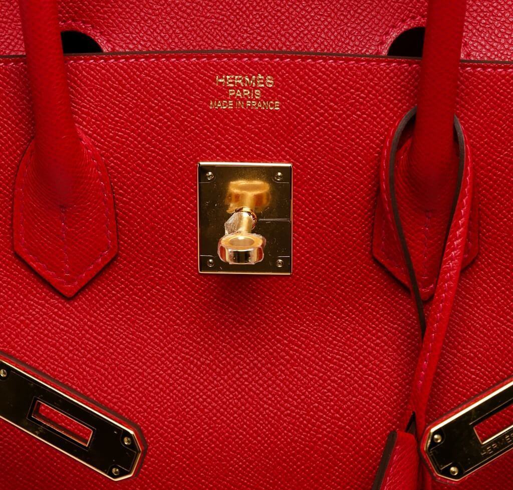 Hermes Birkin Bag 35cm Rouge Epsom Leather