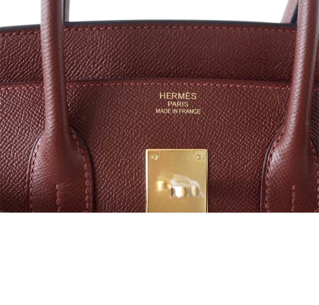 Hermes Birkin Bag 35cm Limited Edition Contour Rouge H Epsom Gold
