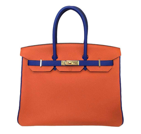Hermes Birkin 35 Orange HSS Bag