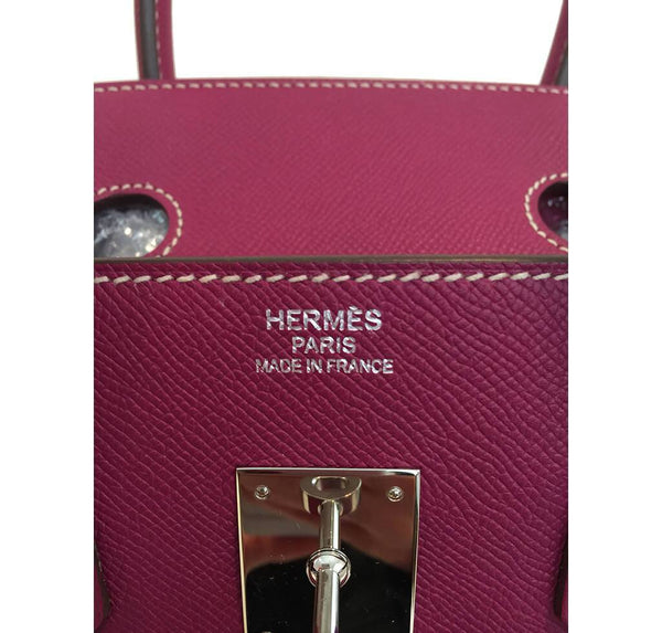 Hermes Birkin 35 Tosca Used Embossing