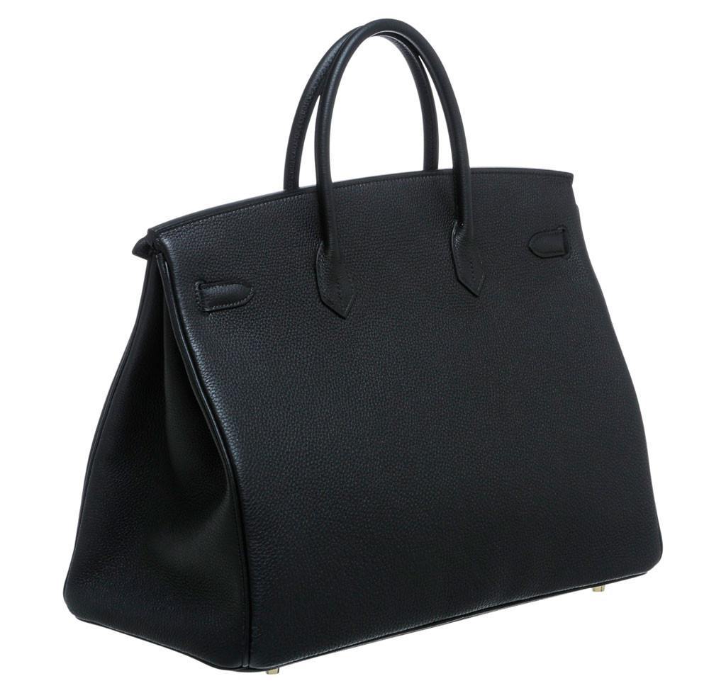 Hermès Togo Birkin 40 - Grey Handle Bags, Handbags - HER564874
