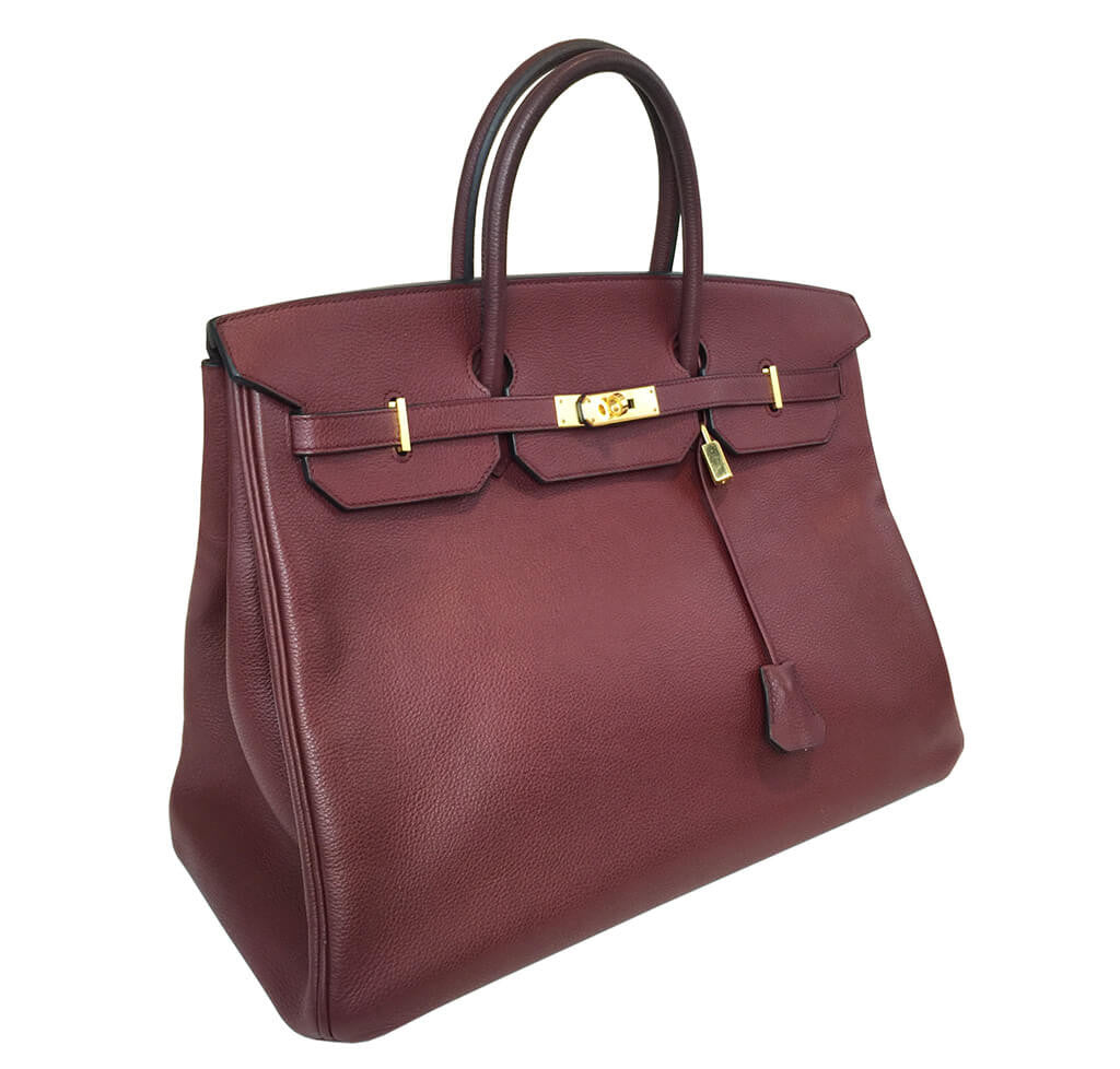 Hermès Togo Birkin 40 - Red Handle Bags, Handbags - HER522433