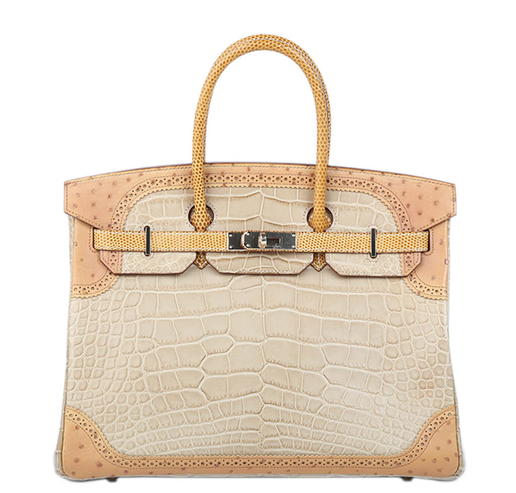 Hermès Pre-owned Ghillies Birkin 35 Handbag