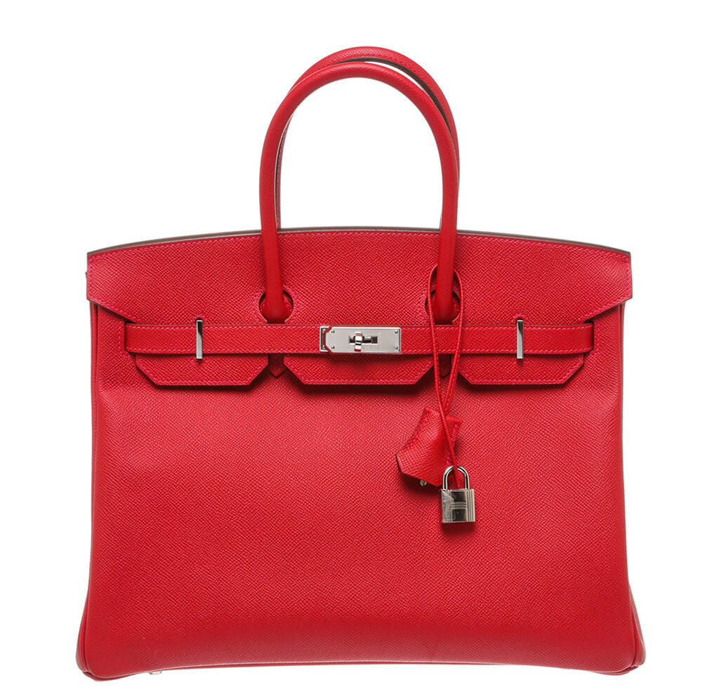 birkin 35 rouge casaque epsom bag