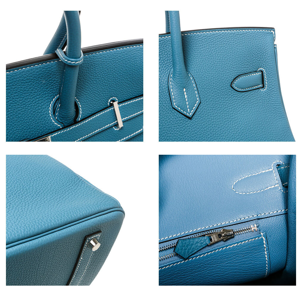 Hermès Birkin 35 Bag Blue Jean Togo