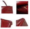 Hermes Kelly 32 Bag Burgundy Gold Hardware