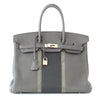 Hermes Club Birkin Etain Graphite Bag