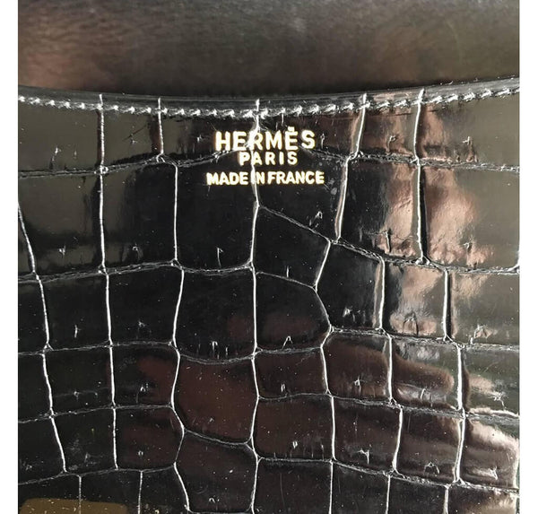 Hermes Constance 23 Vintage Bag Black