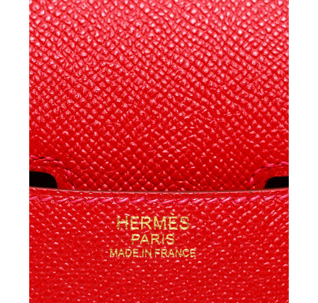 Hermes Constance 24cm Rouge Casaque Epsom PHW