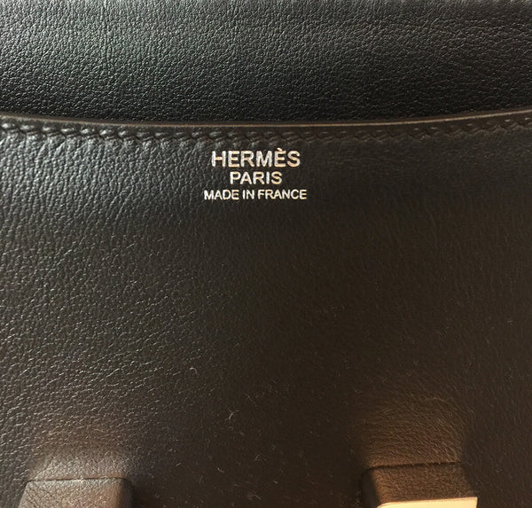 Hermes Constance 18 Bag Black Swift
