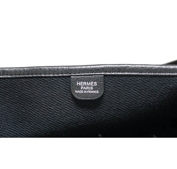 Hermes Evelyne GM Bag Noir Toile
