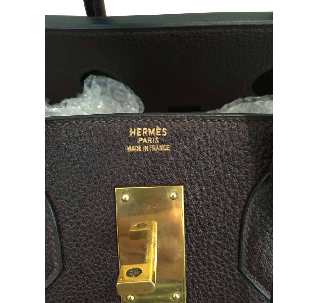 Hermes Birkin 55 Bag HAC Men's Toile Vache Naturelle Brass Hardware Unisex
