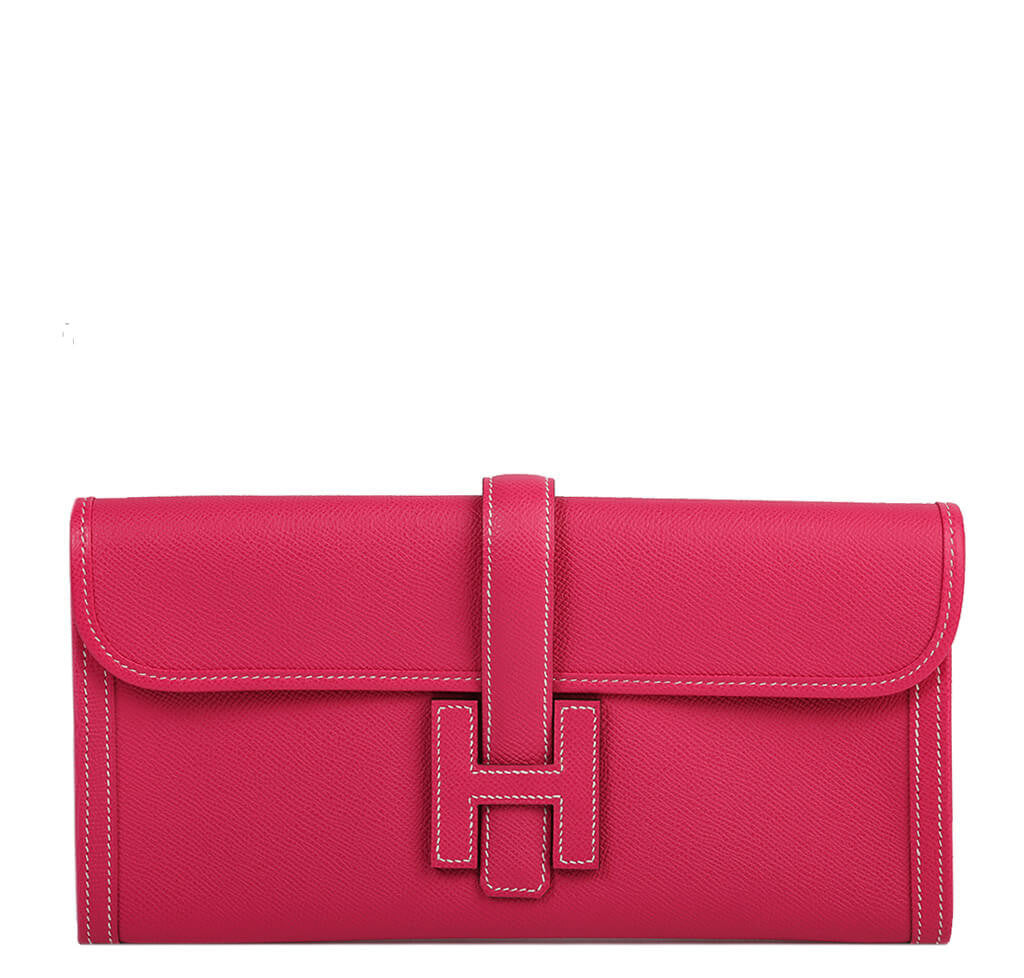 Hermes Womens Long Wallets, Pink