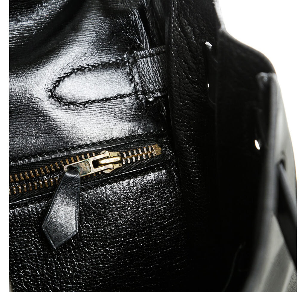 Hermès Kelly 32cm Bag Noir (Black) - Box Leather Gold Hardware