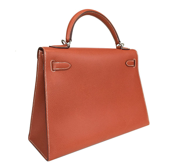 Hermes Kelly Sellier 32 Bag Brique