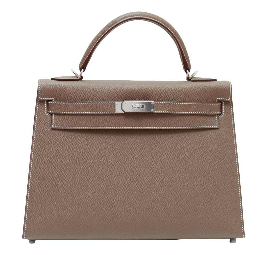 Kelly Sellier Outfit Hermès Kelly 32 Etoupe Sellier Bag Baghunter