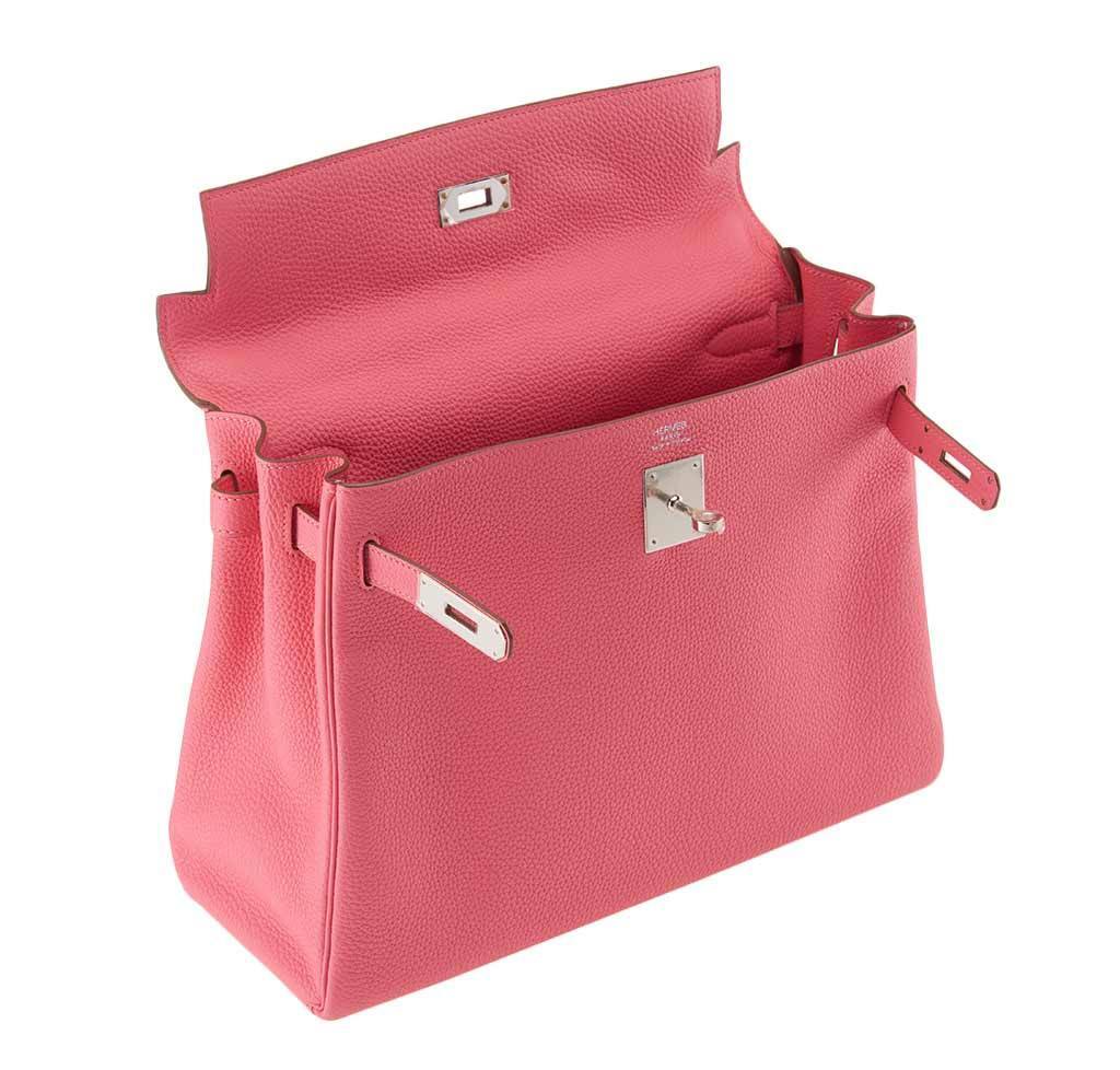 Hermes Kelly 32 Togo Retourne Rose Lipstick Gold Hardware - Fashion Handbag  Collections