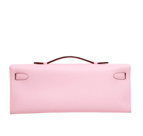 Hermes Kelly Cut Bag Pink Swift