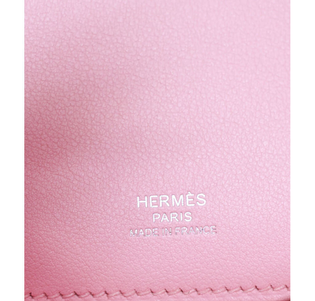 Hermes Kelly Pochette Swift 3Q Rose Sakura SHW Stamp Z