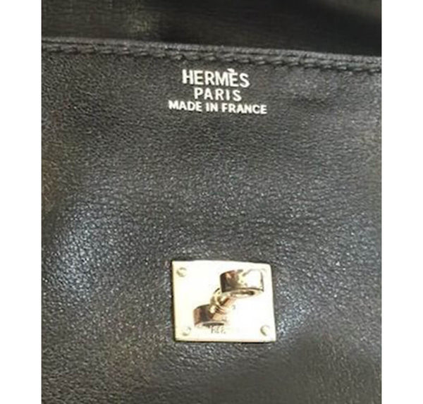 Hermes Kelly Idole Bag Black Gulliver