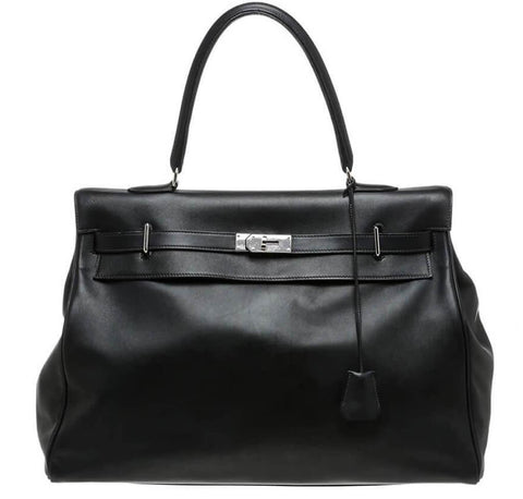 Replica Hermes Kelly Mini II Bag In Black Epsom Leather GHW