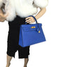 hermes kelly sellier 32 blue france used overview