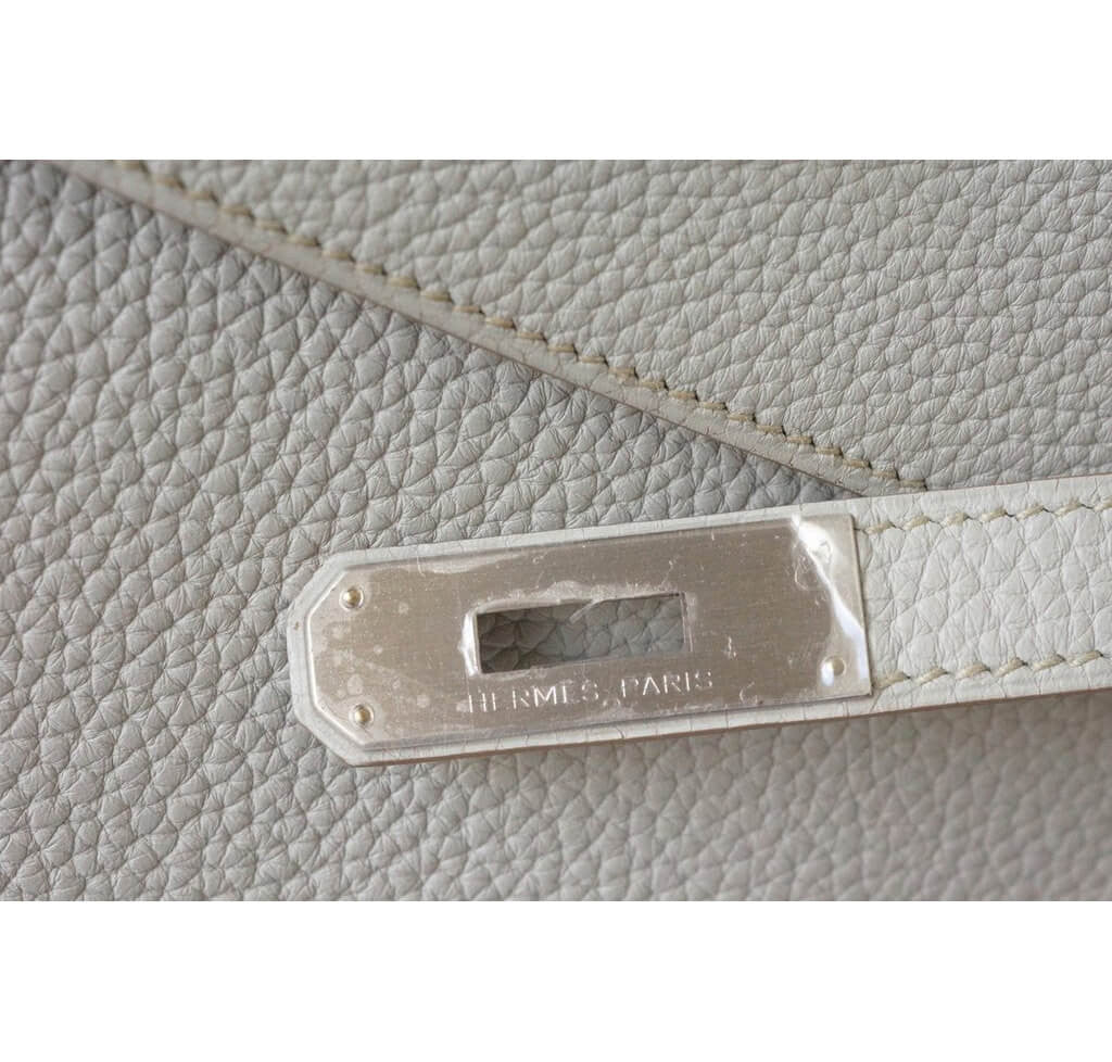 Hermes Birkin Bag 30cm Gris Mouette Grey Togo Palladium Hardware