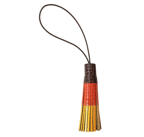 Hermes Limited Edition Tricolor Tassel Charm