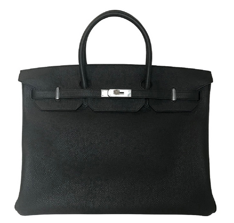 Hermes HSS Etoupe + Purple Togo GHW Birkin 30 Handbag Bag Kelly