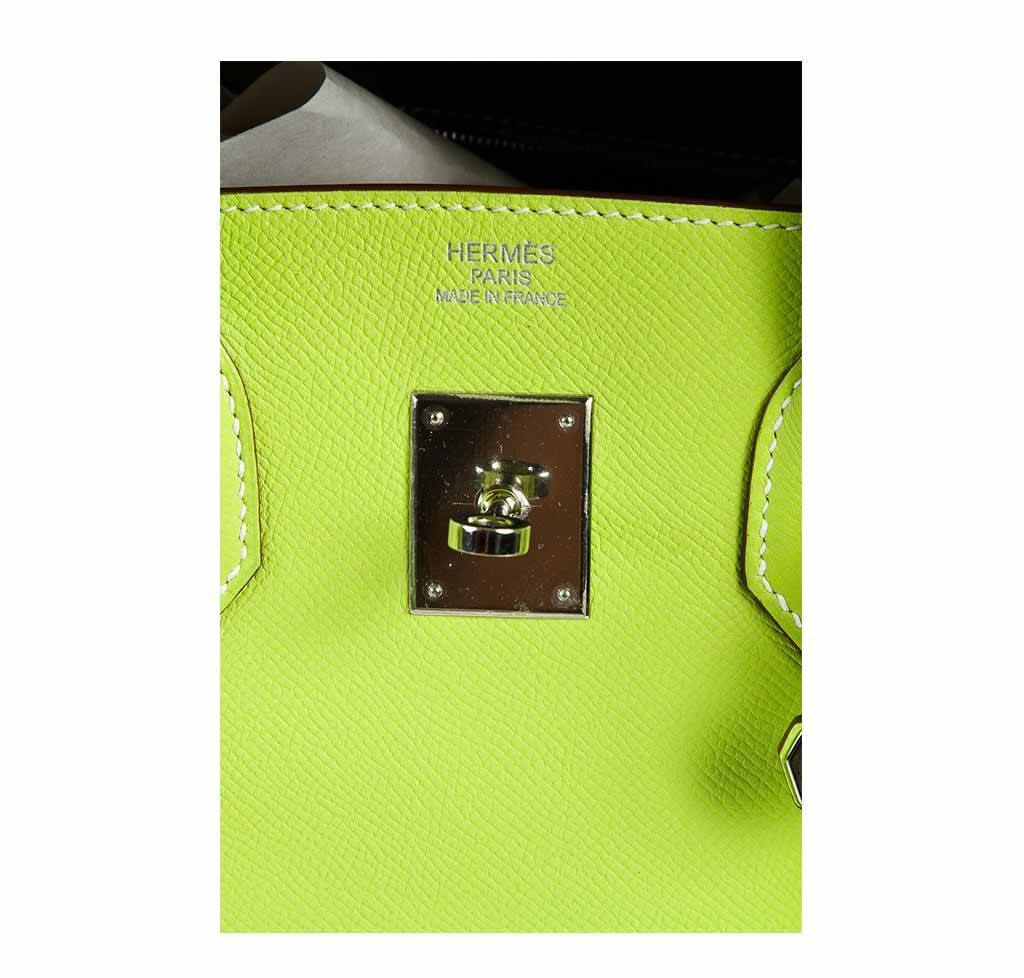 Hermès Bi-color Kiwi and Lichen Candy Birkin 35cm of Epsom Leather with  Palladium Hardware, Handbags and Accessories Online, 2019