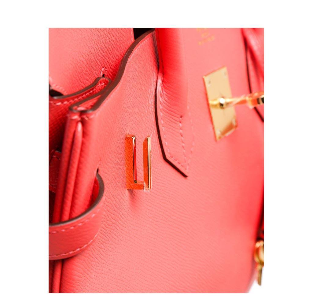 Hermès Birkin 35 Rouge Pivoine - Epsom Leather GHW