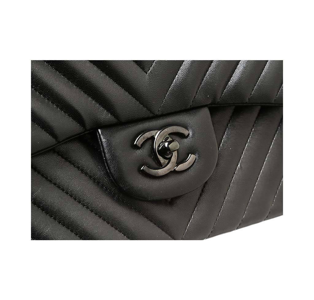 Chanel Black Jumbo Classic Flap Bag