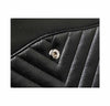 chanel jumbo classic flap bag black used detail