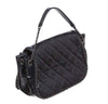 chanel accordion flap bag navy blue used back