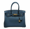 Hermes Birkin 30 Blue Togo Bag